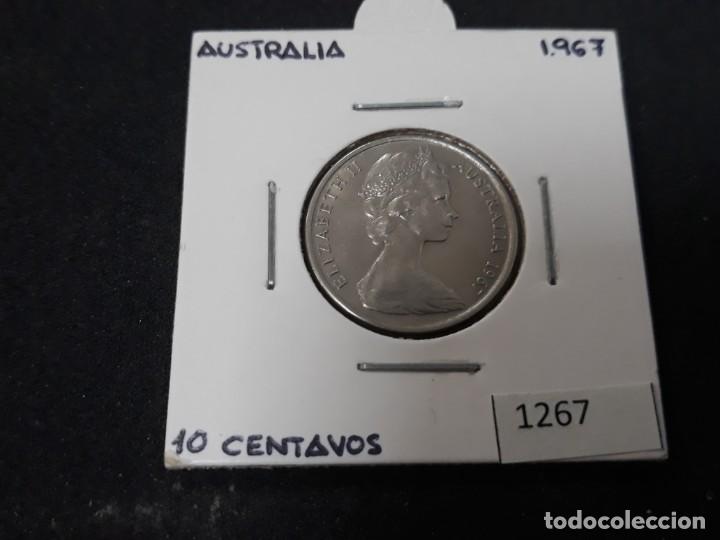Monedas antiguas de Ocean&iacute;a: Australia 10 centavos 1967 - Foto 1