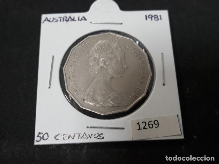 Monedas antiguas de Ocean&iacute;a: Australia 50 centavos 1981 - Foto 1
