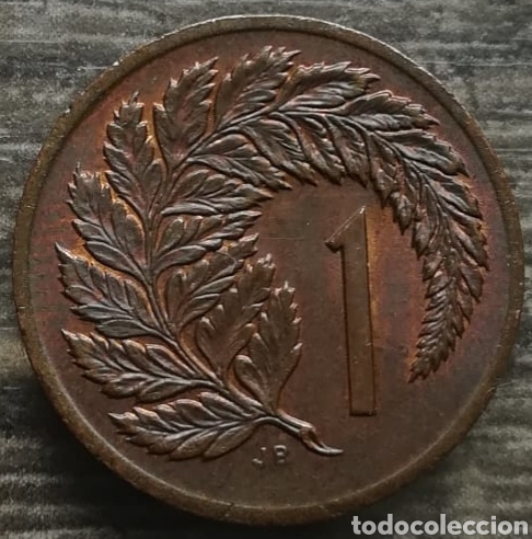 Monedas antiguas de Ocean&iacute;a: Moneda Nueva Zelanda 1 c&eacute;ntimo 1988 - Foto 1