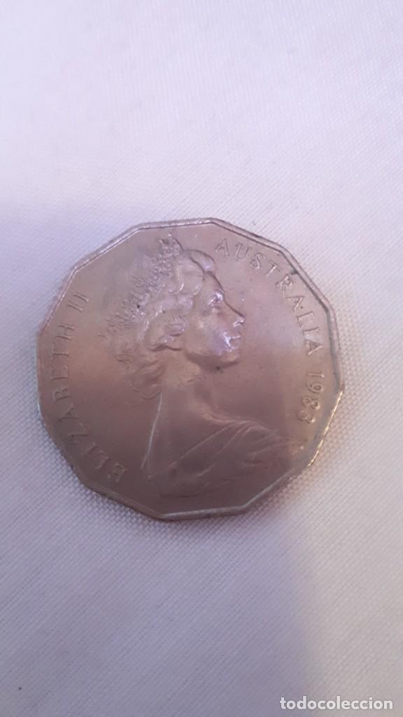 Monedas antiguas de Ocean&iacute;a: MONEDA AUSTRALIA 50 CENTAVOS 1983 - Foto 2