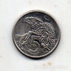 Monedas antiguas de Oceanía: NUEVA ZELANDA. 5 CÉNTIMOS. AÑO 1982.. Lote 211266581