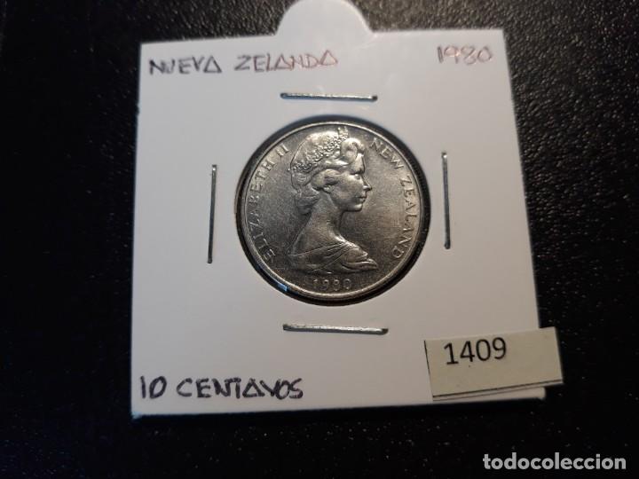 NUEVA ZELANDA 10 CENTAVOS 1980 (Numismática - Extranjeras - Oceanía)