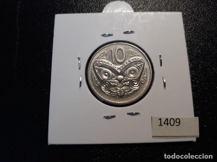 Monedas antiguas de Oceanía: Nueva Zelanda 10 centavos 1980 - Foto 2 - 217650886