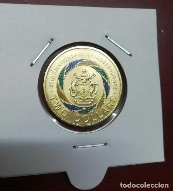 Monedas antiguas de Ocean&iacute;a: SALOMON 2018.- 2 DOLARES - Foto 1