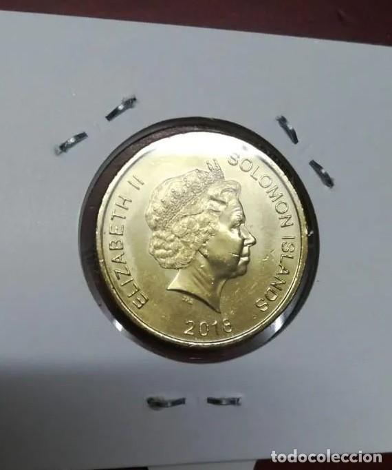 Monedas antiguas de Ocean&iacute;a: SALOMON 2018.- 2 DOLARES - Foto 2