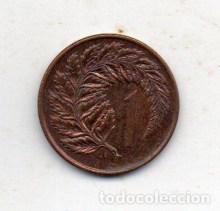 Monedas antiguas de Ocean&iacute;a: Nueva Zelanda. 1 C&eacute;ntimo. A&ntilde;o 1981 - Foto 1