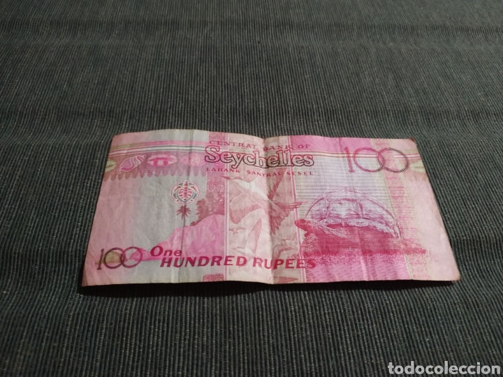Monedas antiguas de Ocean&iacute;a: 100 Rupias Seychelles - Foto 2