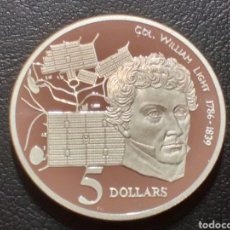 Monedas antiguas de Oceanía: AUSTRALIA 5 DÓLARES DE PLATA PROOF 1995 (COL. WILLIAM LIGHT, 1786-1839). Lote 223637472