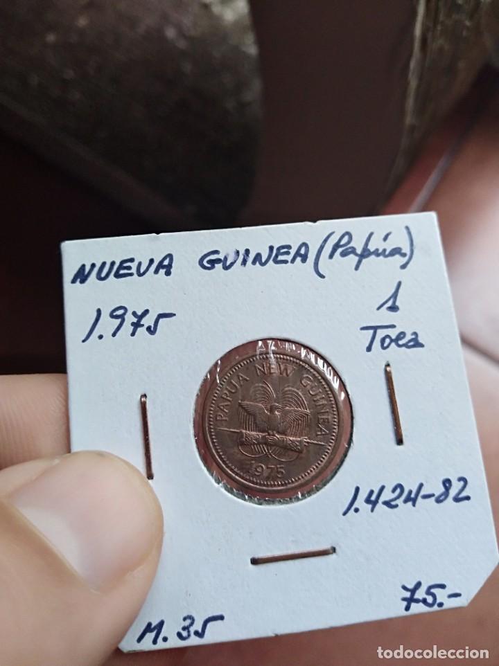 MONEDA DE NUEVA GUINEA PAPUA 1 UN TOEA 1975 (Numismática - Extranjeras - Oceanía)