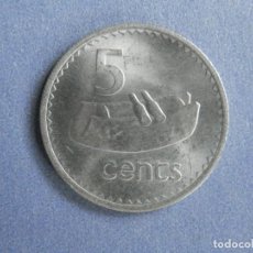 Monedas antiguas de Oceanía: ISLAS FIJI MONEDA 5 CENTS AÑO 1976 CONSERVACIÓN = SC -. Lote 235310935