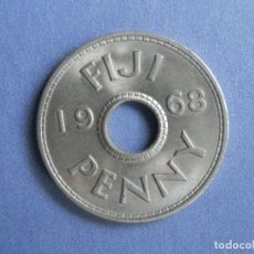 Monedas antiguas de Oceanía: ISLAS FIJI MONEDA 1 PENNY AÑO 1968 CONSERVACIÓN = SC-. Lote 235313100