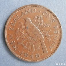 Monedas antiguas de Oceanía: NUEVA ZELANDA MONEDA 1 PENNY AÑO 1946 CONSERVACIÓN = BC.. Lote 235322005