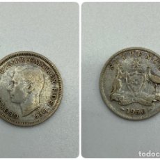 Monedas antiguas de Oceanía: MONEDA. AUSTRALIA. GORGE VI. 6 PENCE - PENIQUES. PLATA. 1950. VER FOTOS. Lote 246467190