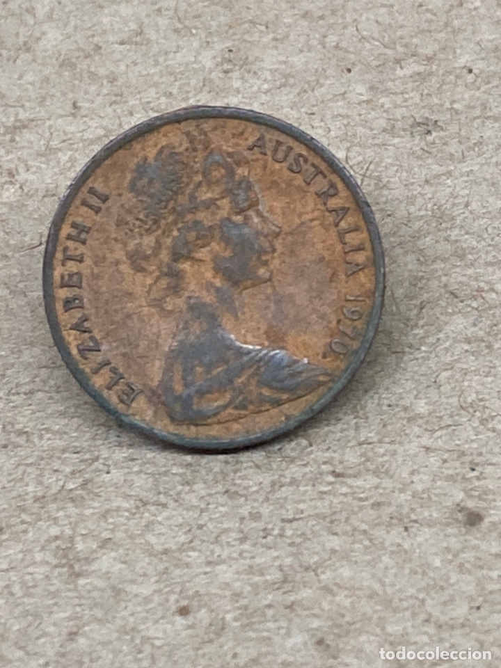 Monedas antiguas de Ocean&iacute;a: Moneda 1 c&eacute;ntimo Australia 1970 - Foto 1