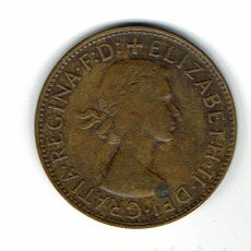 Monedas antiguas de Oceanía: MONEDA REGINA ELIZABETH II DE GRAN BRETAÑA-AUSTRALIA 1961. Lote 253319340