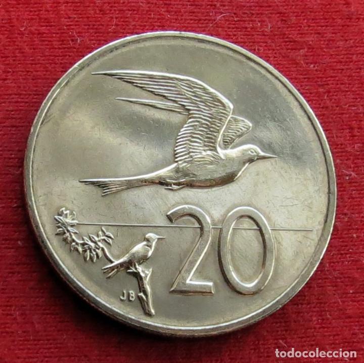 Monedas antiguas de Ocean&iacute;a: Cook isl. 20 cents 1992 ave - Foto 1