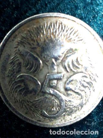Monedas antiguas de Ocean&iacute;a: moneda australia 5 cent 1969ref p7 29 - Foto 1