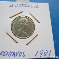 Monedas antiguas de Oceanía: MONEDA DE AUSTRALIA DE 5 CENTAVOS DE 1981 SC-. Lote 275971058