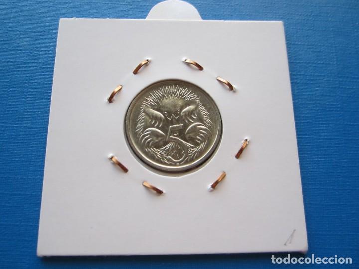 Monedas antiguas de Ocean&iacute;a: moneda de Australia de 5 centavos de 1993 SC - Foto 2