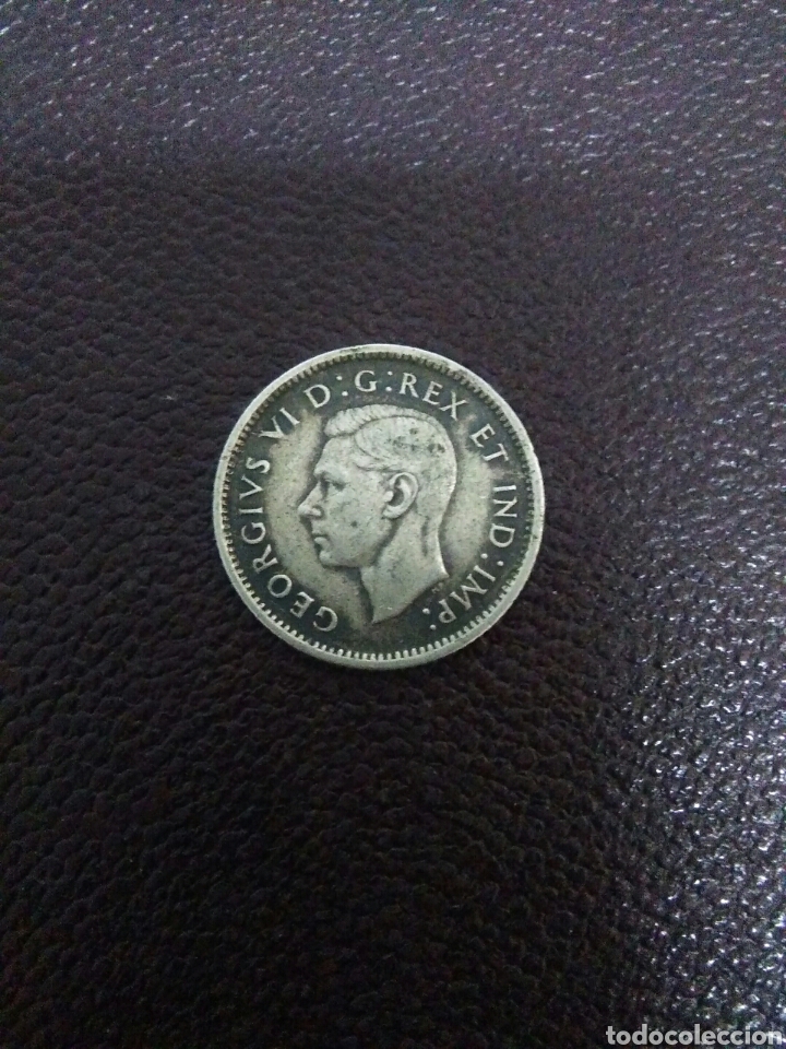 Monedas antiguas de Oceanía: Moneda Jorge VI ,plata ,canada 1941 ,centimos - Foto 2 - 276276133