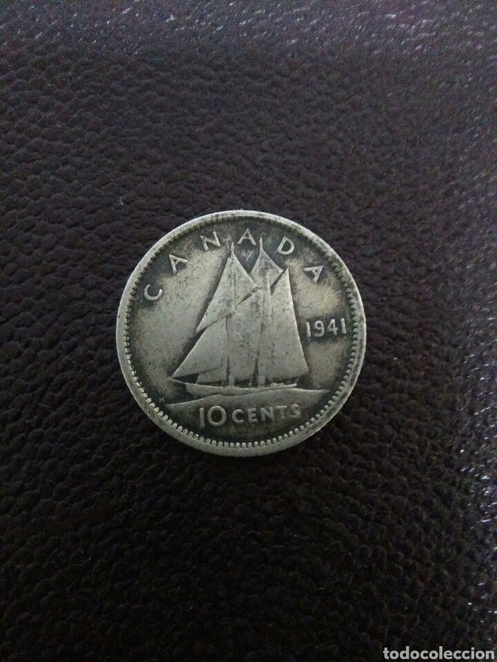 Monedas antiguas de Oceanía: Moneda Jorge VI ,plata ,canada 1941 ,centimos - Foto 5 - 276276133