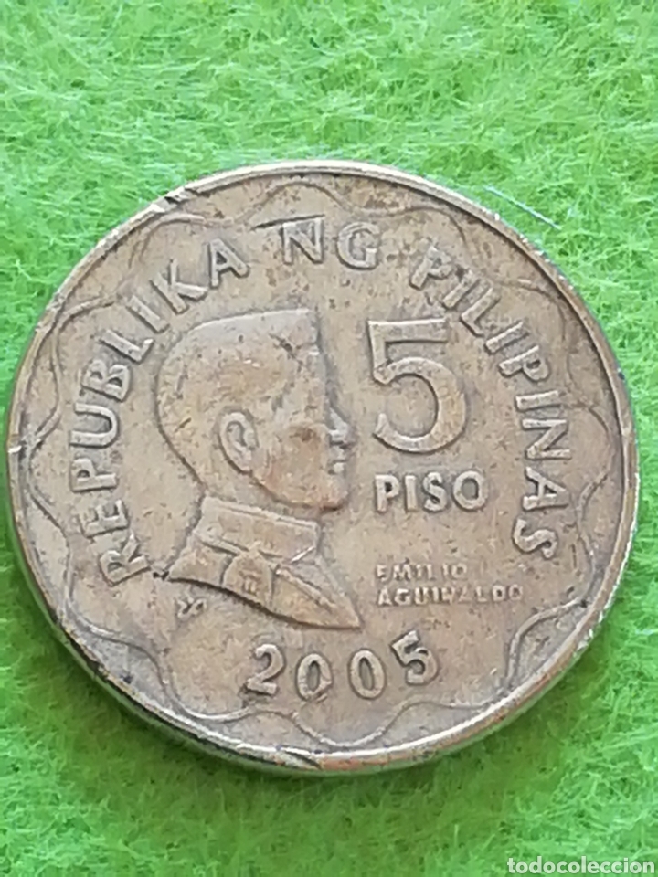 MONEDA DE 5 PISO FILIPINOS. USADOS (Numismática - Extranjeras - Oceanía)