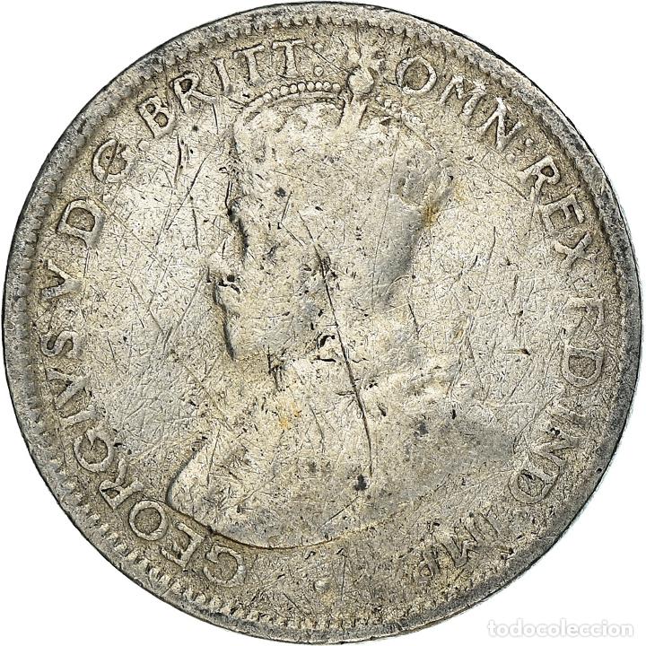 Monete antiche di Oceania: [#748832] Australia, George V, 6 Pence, 1925, Plata, BC+