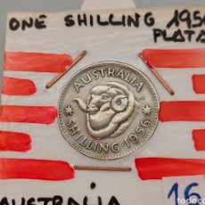 Monedas antiguas de Oceanía: MONEDA 1 SHILLING 1956 PLATA AUSTRALIA