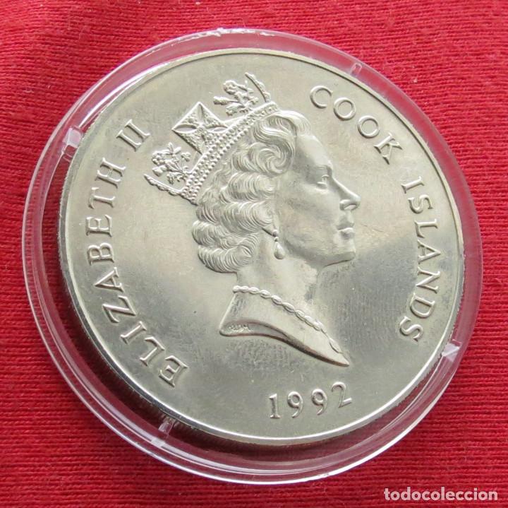 Monedas antiguas de Ocean&iacute;a: Cook isl. 1 $ 1992 KM #147 - Foto 2