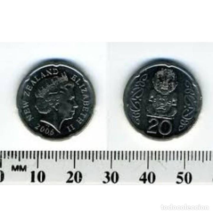 Monedas antiguas de Ocean&iacute;a: NUEVA ZELANDA 20 CENTIMOS 2006 - Foto 1