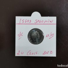 Monedas antiguas de Oceanía: ISLAS SALOMON 20 CENTIMOS 2012 S/C KM=172 (NIQUEL-ACERO). Lote 366138356