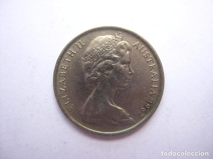 Monedas antiguas de Ocean&iacute;a: MONEDA AUSTRALIA 5 CENTAVOS 1967 - Foto 1