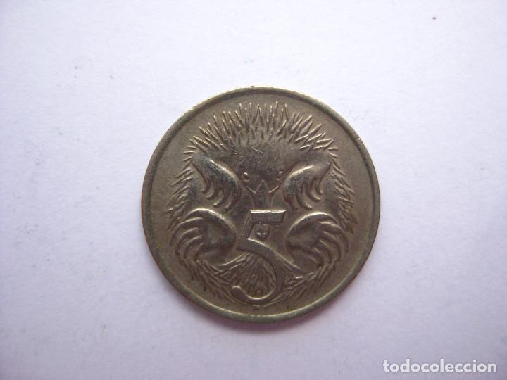 Monedas antiguas de Ocean&iacute;a: MONEDA AUSTRALIA 5 CENTAVOS 1967 - Foto 2