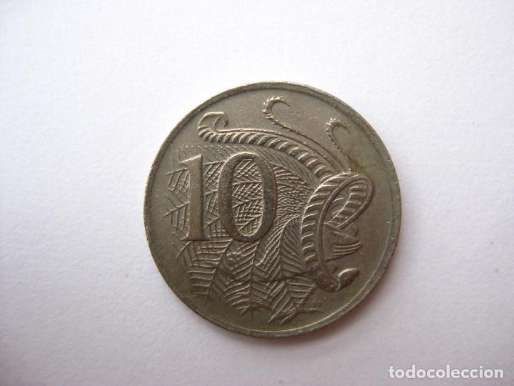 Monedas antiguas de Ocean&iacute;a: MONEDA AUSTRALIA 10 CENTAVOS 1971 - Foto 2