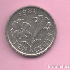Monedas antiguas de Oceanía: BERMUDAS - 10 CENT 1988