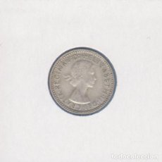 Monedas antiguas de Oceanía: MONEDAS EXTRANJERAS - AUSTRALIA - SIXPENCE 1955 - AG - KM-58 (MBC). Lote 293636523