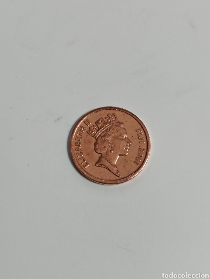 Monedas antiguas de Ocean&iacute;a: 1 cent Fiji 2001 - Foto 2