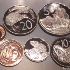 Monedas antiguas de Oceanía: NUEVA ZELANDA LOTE DE 6 MONEDAS 1983. SIN CIRCULAR. Lote 309989823