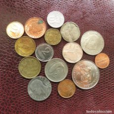 Monedas antiguas de Oceanía: LT16 - 15 MONEDAS DIFERENTES - SIRIA HUNGRIA UCRANIA CUBA MAN ETC. Lote 311139678