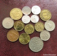 Monedas antiguas de Oceanía: LT17 - 15 MONEDAS DIFERENTES - CONGO BELGA MALTA TANZANIA UCRANIA MOLDOVA ETC. Lote 311139873