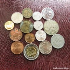 Monedas antiguas de Oceanía: LT26 - 15 MONEDAS DIFERENTES - PERU CHILE BELARUS NIGERIA MAN MOLDOVA CONGO ETC. Lote 311142063