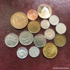 Monedas antiguas de Oceanía: LT28 - 15 MONEDAS DIFERENTES - ROMANIA FRANCIA ZIMBABWE SUIZA GHANA ETC. Lote 311142623