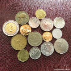 Monedas antiguas de Oceanía: LT29 - 15 MONEDAS DIFERENTES - SIRIA UZBEKISTAN NIGERIA SALVADO DDR ALEMANIA EGYPT ETC. Lote 311143023