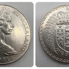 Monedas antiguas de Oceanía: MONEDA. NUEVA ZELANDA - NEW ZELAND. ELIZABETH II. ONE DOLLAR - DOLAR. 1971. S/C. VER FOTOS
