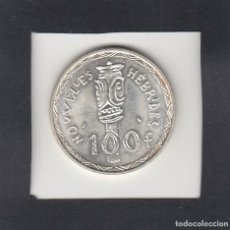 Monedas antiguas de Oceanía: NUEVAS HEBRIDAS. MONEDA DE 100 FR. DE PLATA DE 1966. EBC.. Lote 313702033