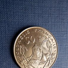 Monedas antiguas de Oceanía: POLINESIA FRANCESA 50 FRANCS 1975. Lote 313847803