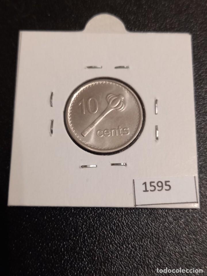 Monedas antiguas de Ocean&iacute;a: Fiji 10 c&eacute;ntimos 2009 - Foto 2