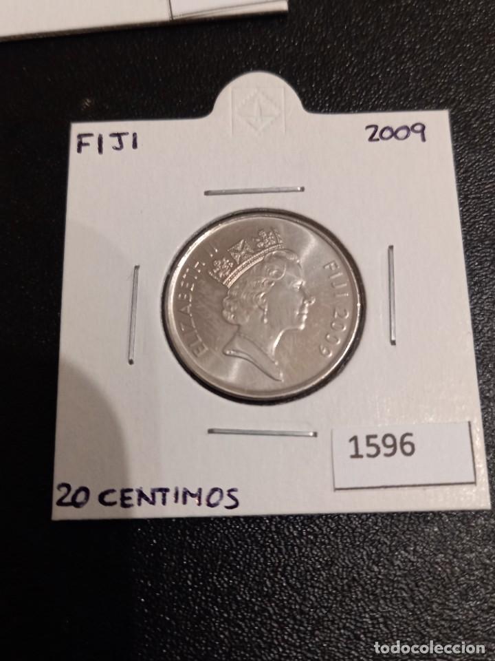 Monedas antiguas de Ocean&iacute;a: Fiji 20 c&eacute;ntimos 2009 - Foto 1
