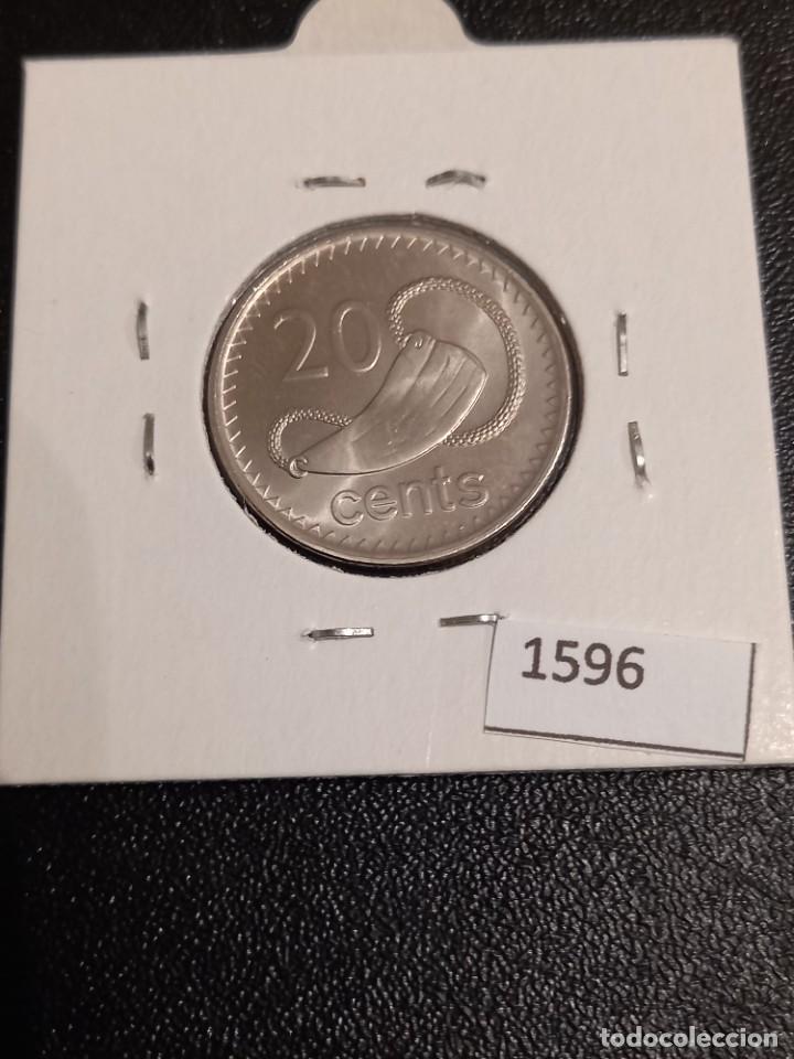 Monedas antiguas de Ocean&iacute;a: Fiji 20 c&eacute;ntimos 2009 - Foto 2