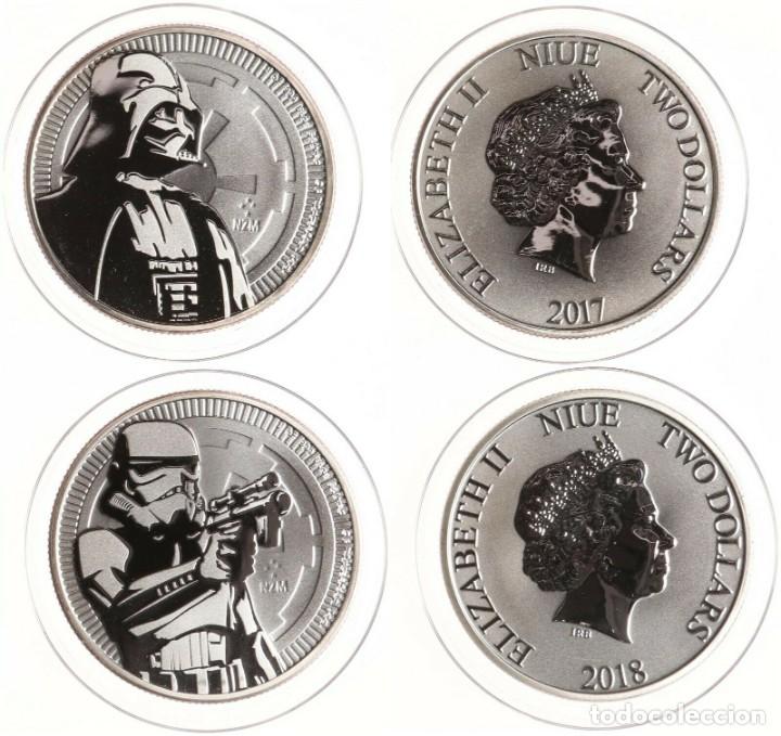Monedas antiguas de Ocean&iacute;a: NIUE 2 DOLARES 2017 2018 - Foto 1